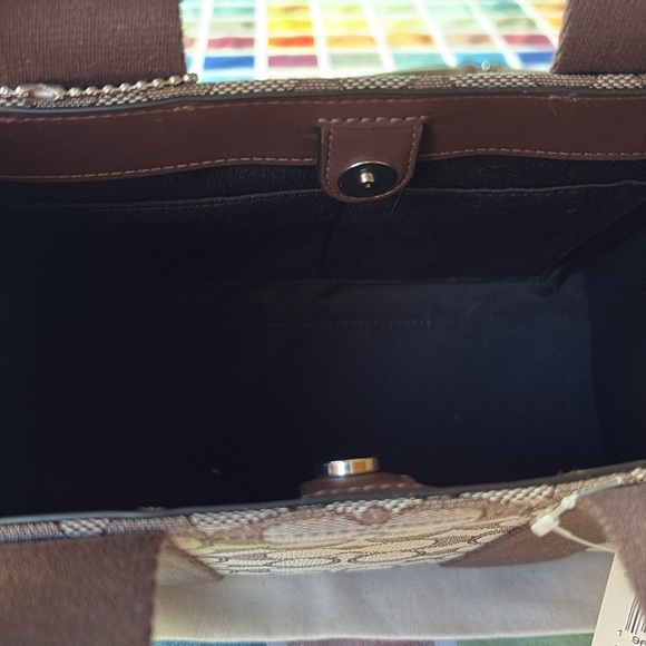 💼 COACH Smith Tote Bag 24 In Signature Jacquard 💼 NWT 💼 - Picture 15 of 16